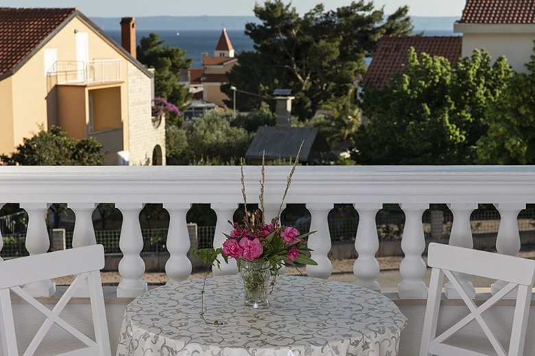 Apartments Milić, Promajna - balcony with sea view
