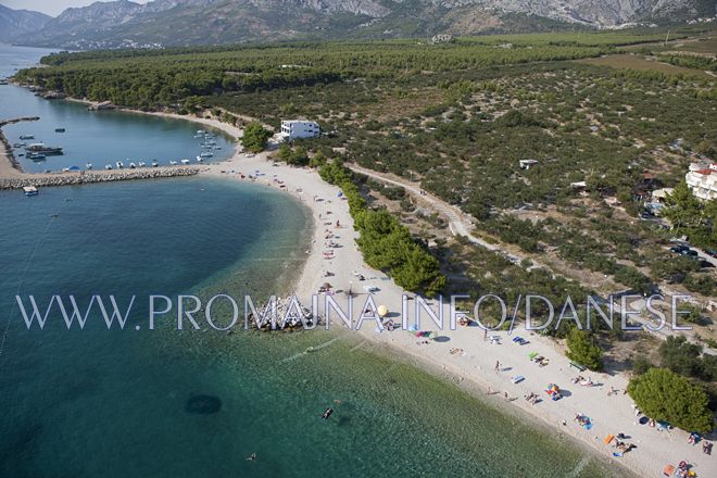 Promajna beach - panoramic view