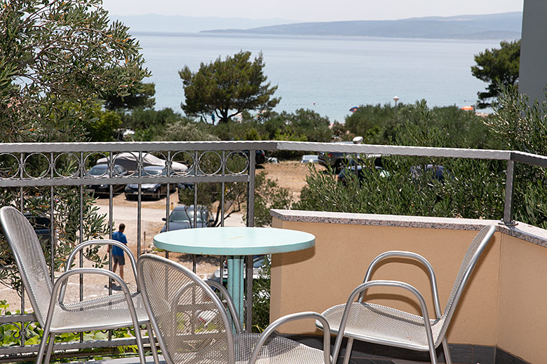 apartments Hajduk, Promajna - balcony with seaview