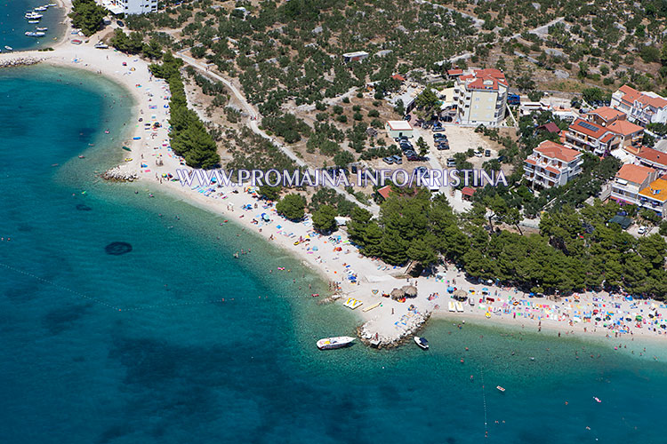 Promajna beach aerial view